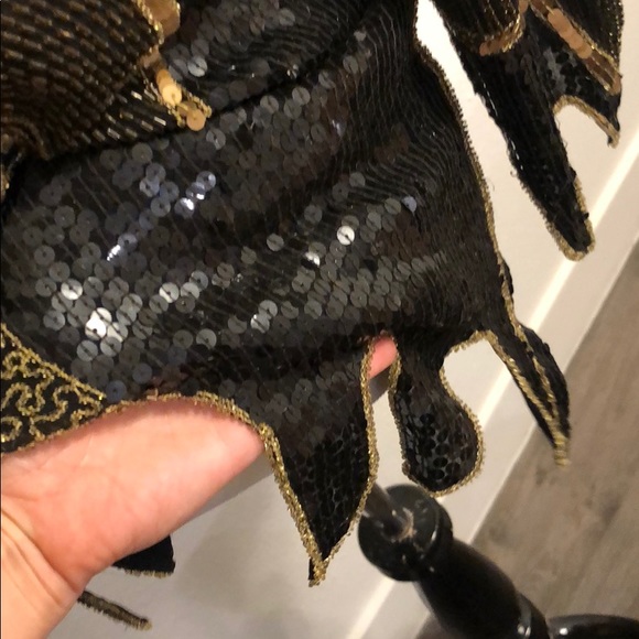 VINTAGE HAND BEADED Long Sleeve Top | Gatsby Feel - Picture 6 of 8